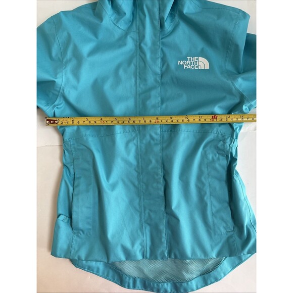 Girls The North Face Dryvent Aqua Zip Hooded Rain Wind Jacket Size 7/8 - Picture 12 of 13